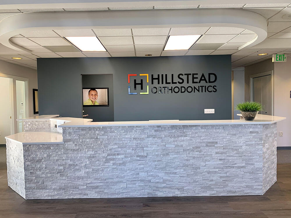 Front desk at Hillstead Ortho in Taylorsville, UT
